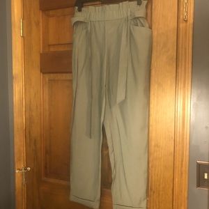 Zara high waisted trf collection trousers